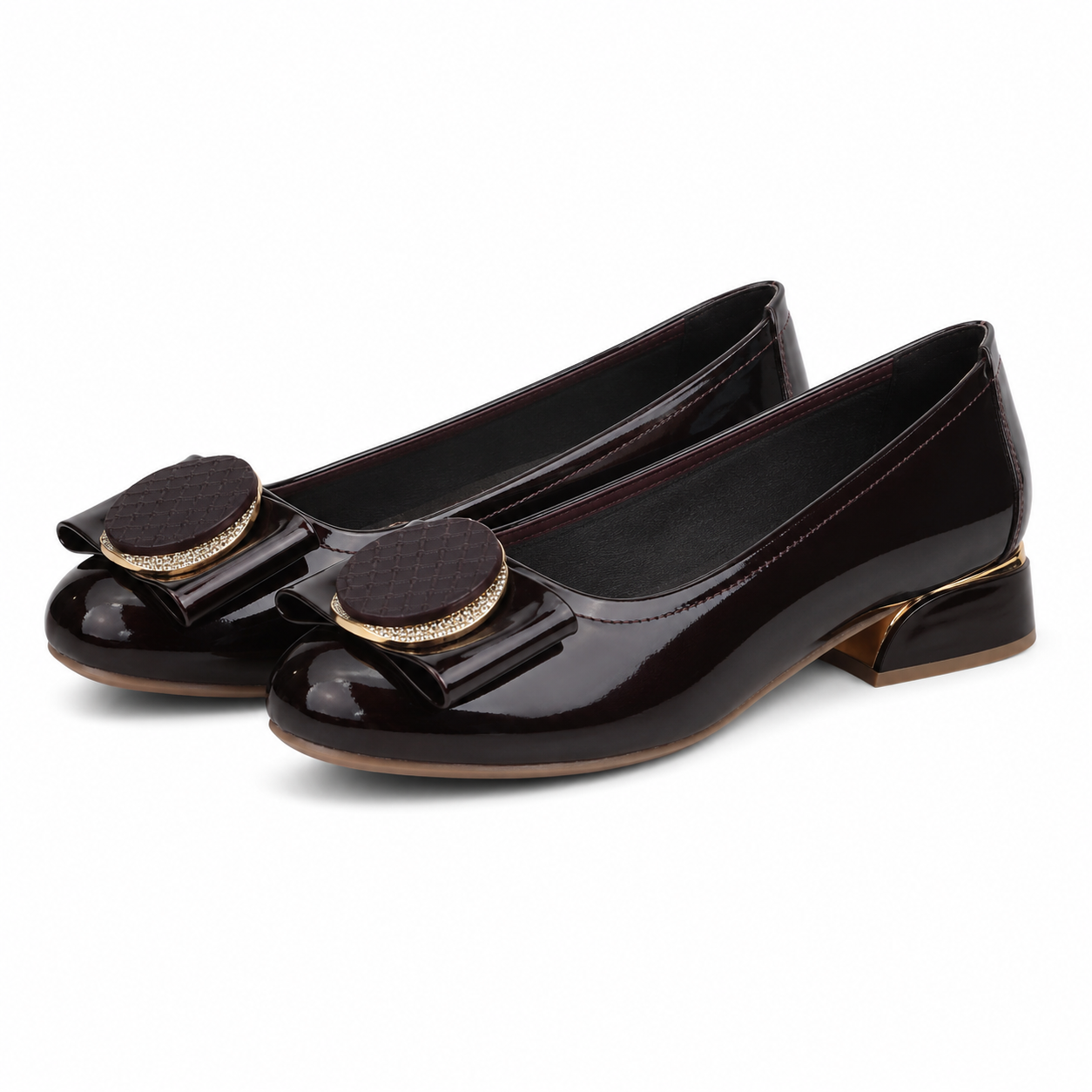 PANTOFI ELEGANTI DAMA PASS 40037B 23-L BORDO INCHIS LAC