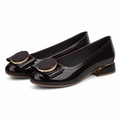 PANTOFI ELEGANTI DAMA PASS 40037B 23-L BORDO INCHIS LAC