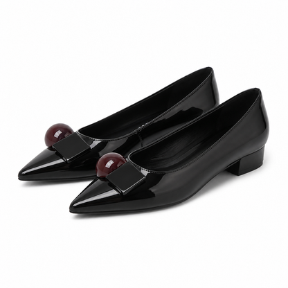 PANTOFI ELEGANTI DAMA PASS 460002A 01-L NEGRI LAC