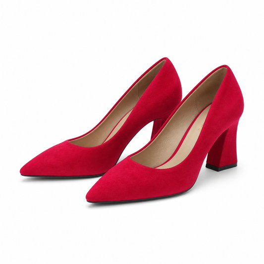 PANTOFI ELEGANTI DAMA TAMARIS 22427-43 ROSII VELUR