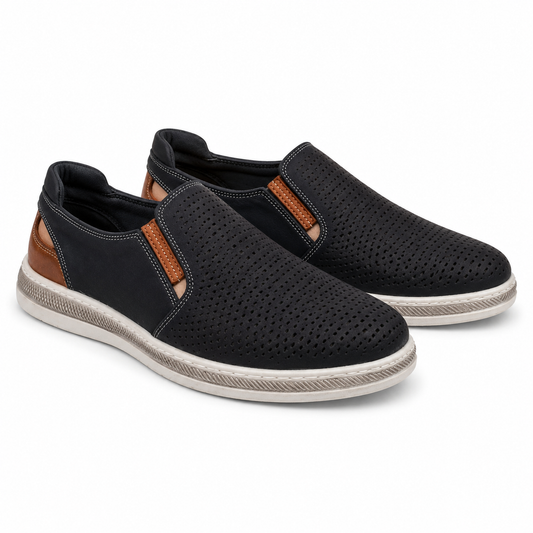 PANTOFI PERFORATI BARBATI BIO FLEX 411 BLEUMARIN