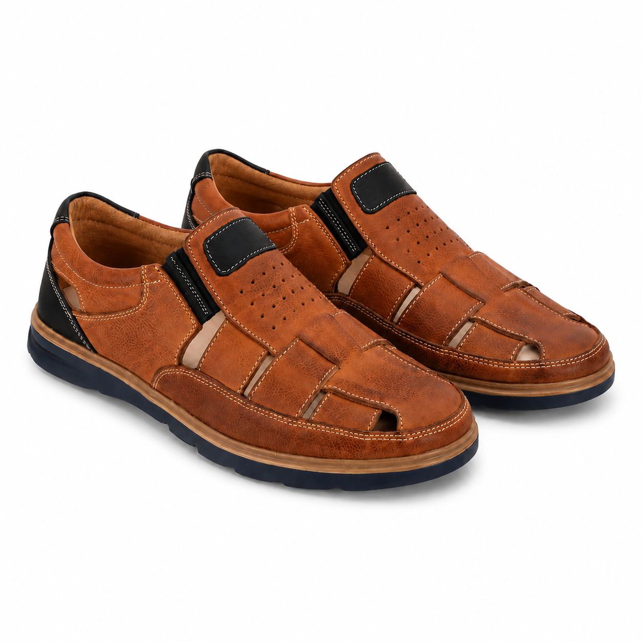 PANTOFI PERFORATI BARBATI BIO FLEX 777 MARO