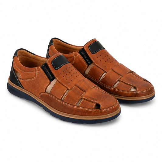 PANTOFI PERFORATI BARBATI BIO FLEX 777 MARO