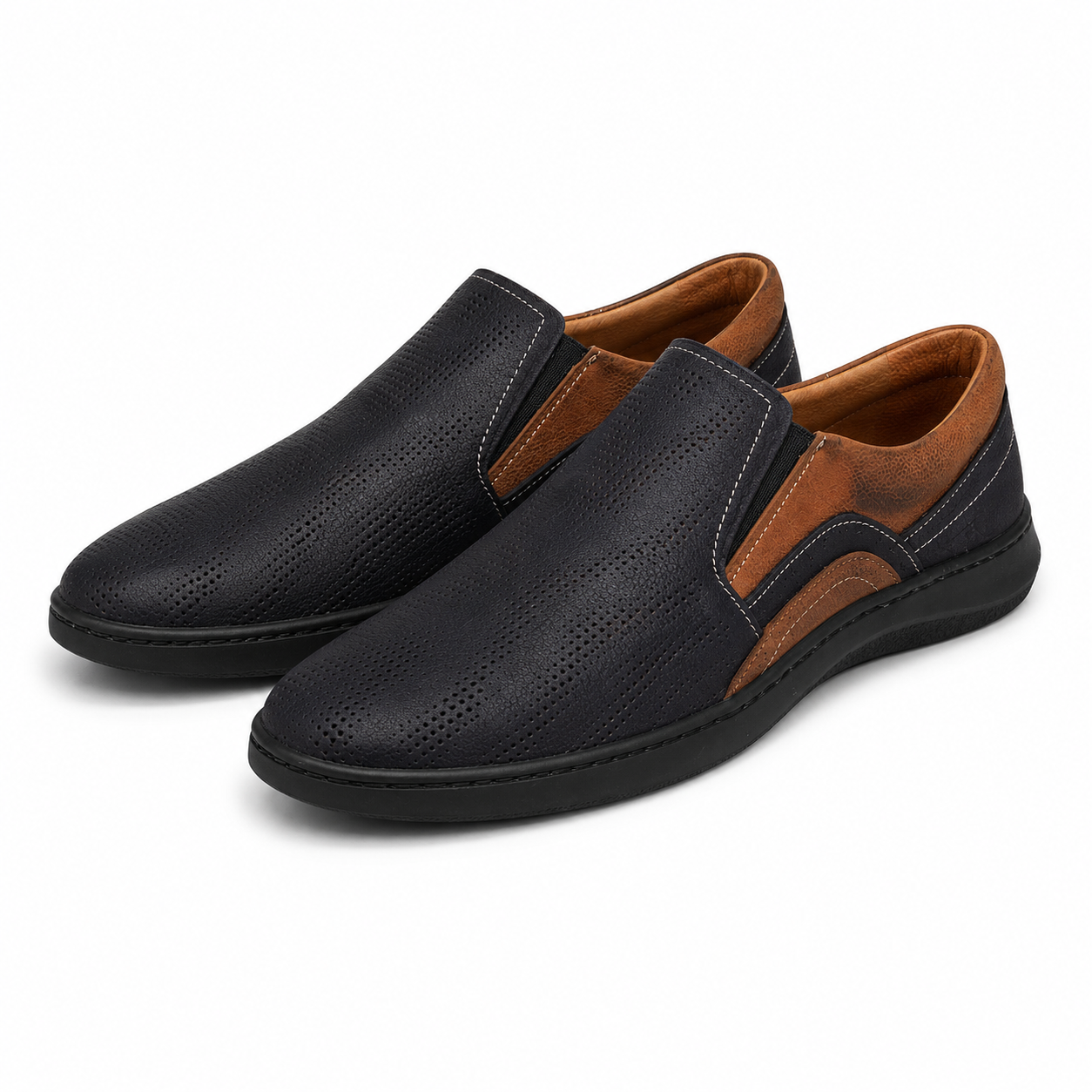PANTOFI PERFORATI BARBATI DOGATI 555 BLEUMARIN