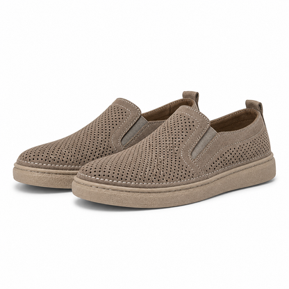 PANTOFI PERFORATI BARBATI GORETTI B69-320 BEJ