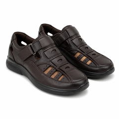 PANTOFI PERFORATI BARBATI MELS 232704 MARO INCHIS