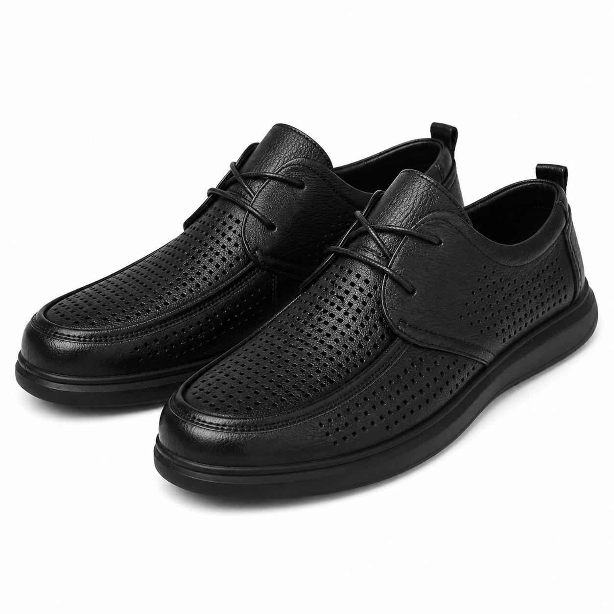 PANTOFI PERFORATI BARBATI MELS 26030 NEGRU