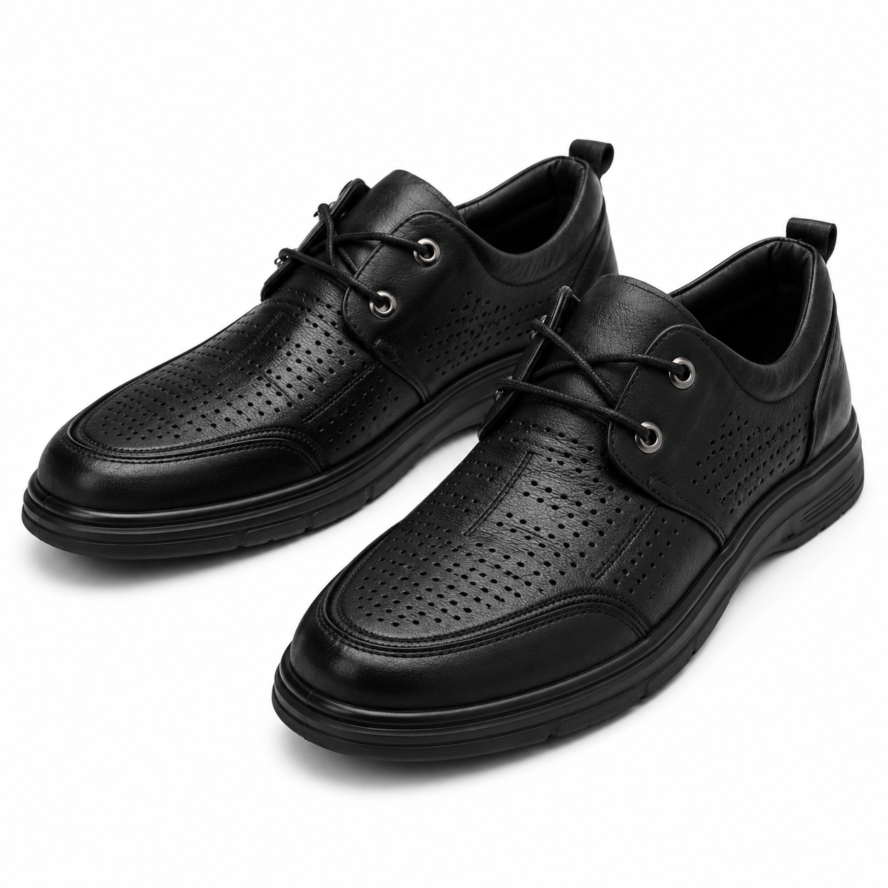 PANTOFI PERFORATI BARBATI MELS 883-L17 NEGRI