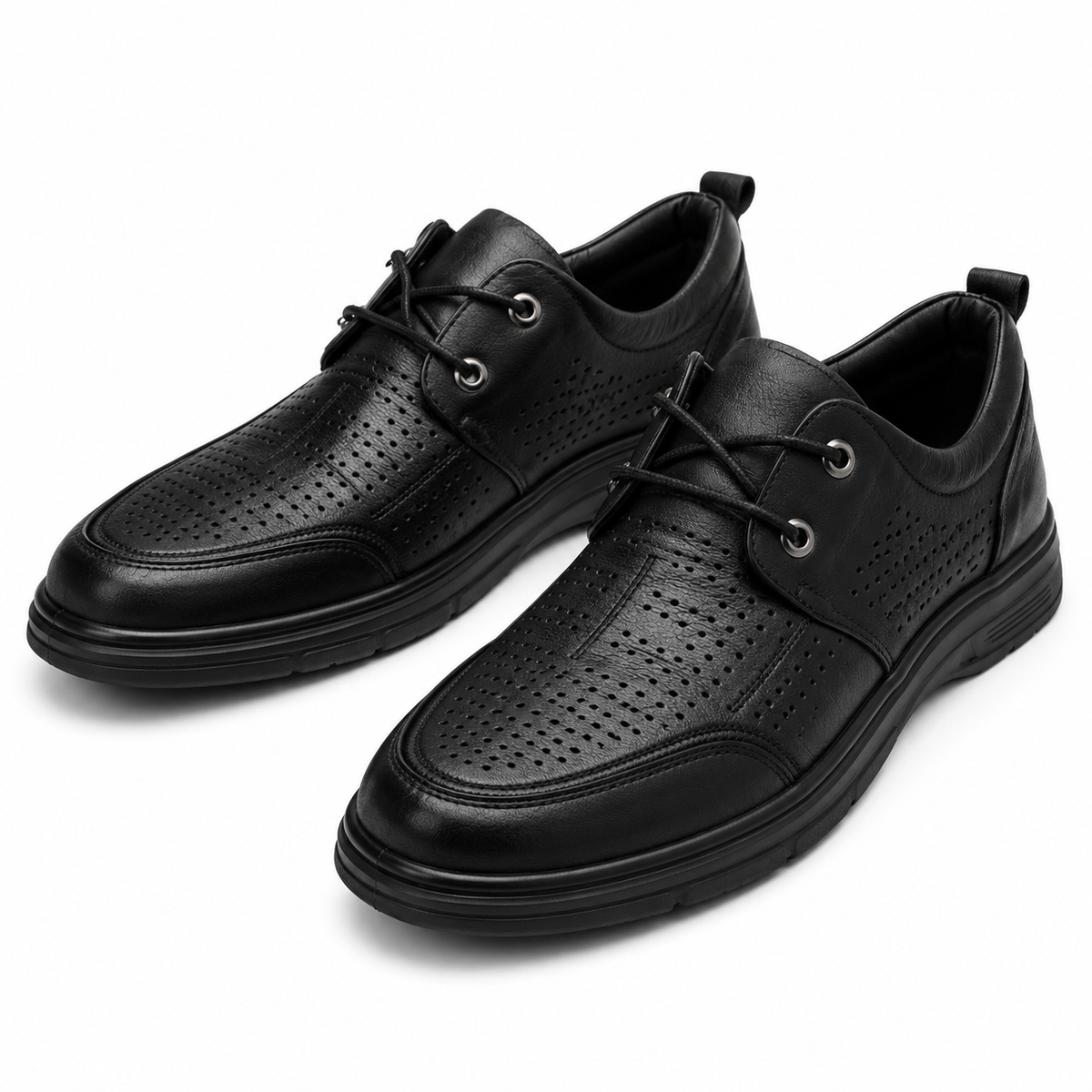 PANTOFI PERFORATI BARBATI MELS 883-L17 NEGRI