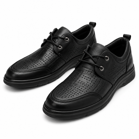 PANTOFI PERFORATI BARBATI MELS 883-L17 NEGRI