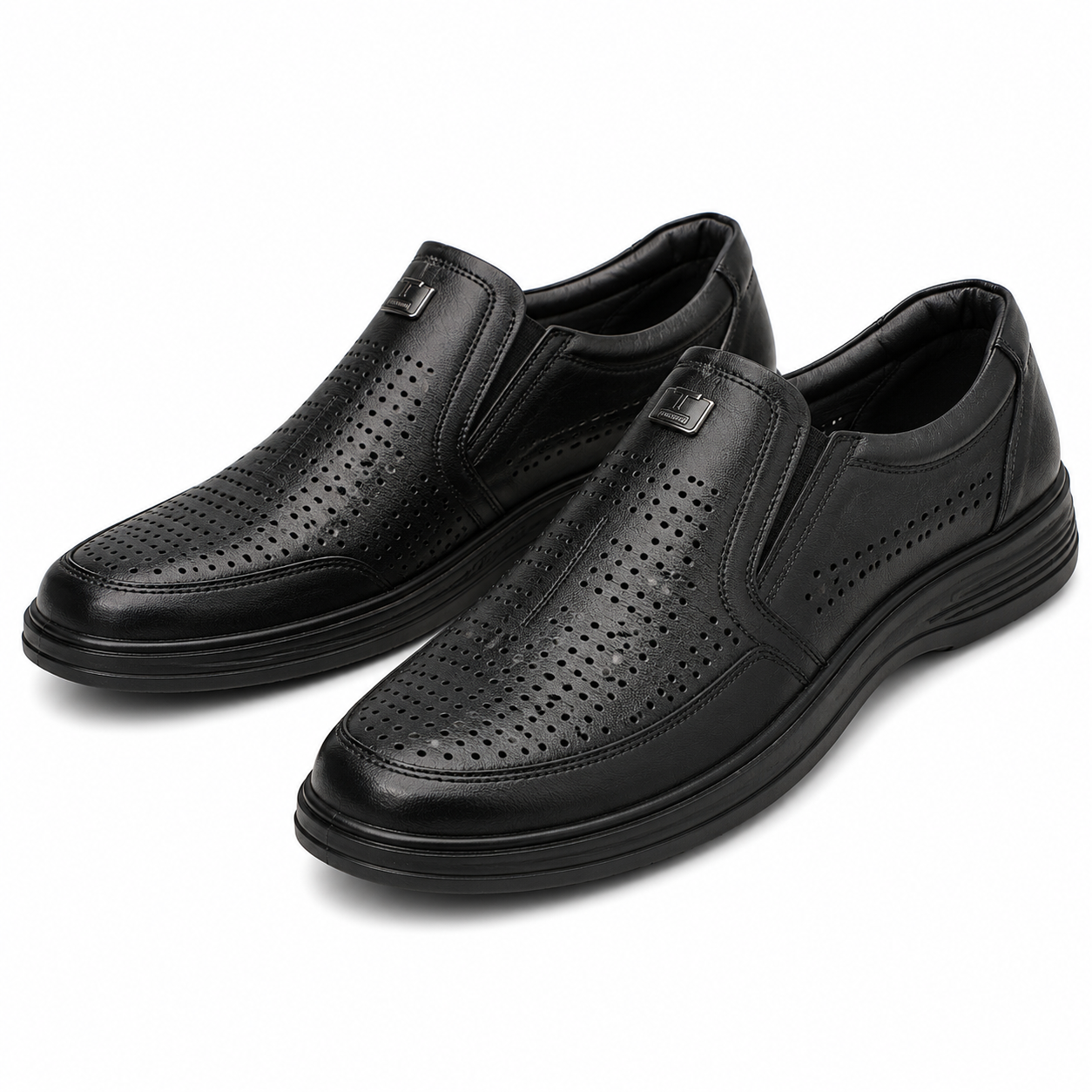 PANTOFI PERFORATI BARBATI MELS 883-L18 NEGRI