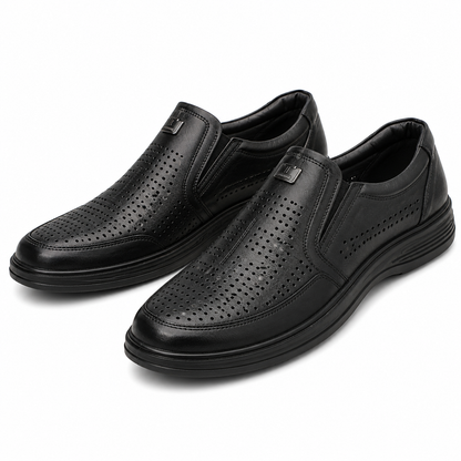 PANTOFI PERFORATI BARBATI MELS 883-L18 NEGRI