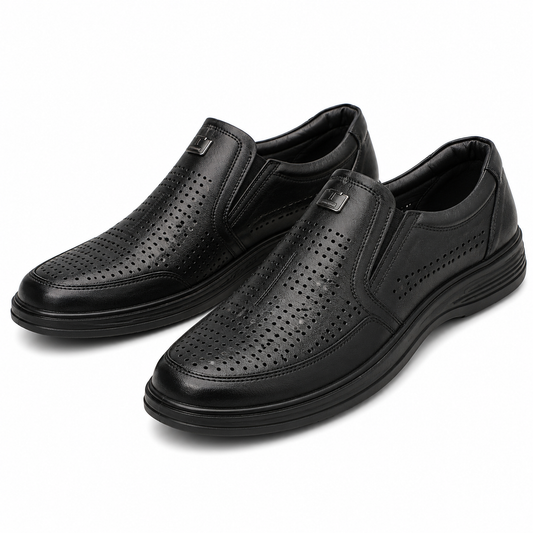 PANTOFI PERFORATI BARBATI MELS 883-L18 NEGRI