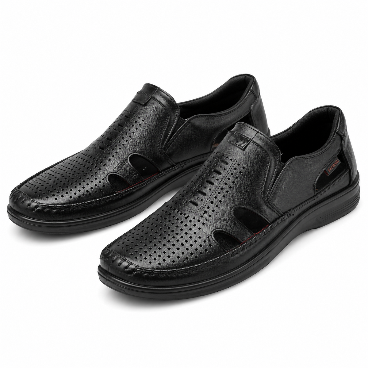 PANTOFI PERFORATI BARBATI MELS 883L99 NEGRI.jpg
