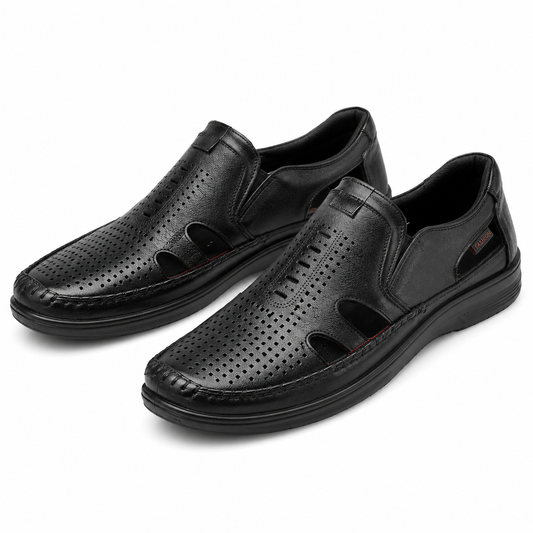PANTOFI PERFORATI BARBATI MELS 883L99 NEGRI.jpg