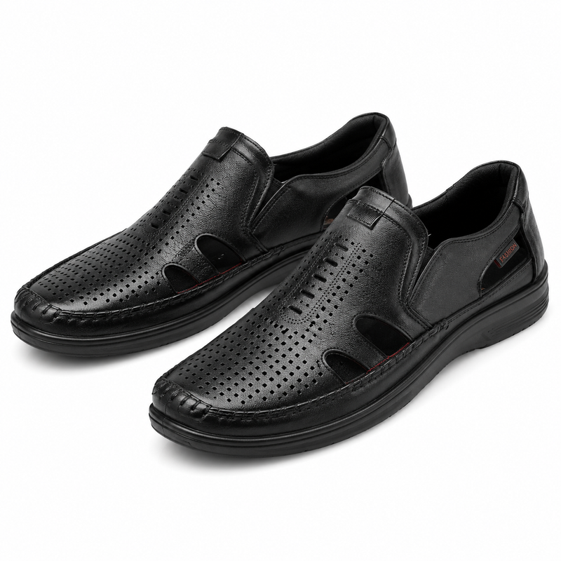 PANTOFI PERFORATI BARBATI MELS 883L99 NEGRI.jpg