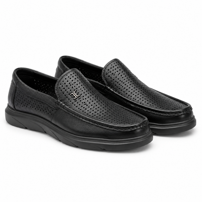 PANTOFI PERFORATI BARBATI MELS 93701 NEGRI