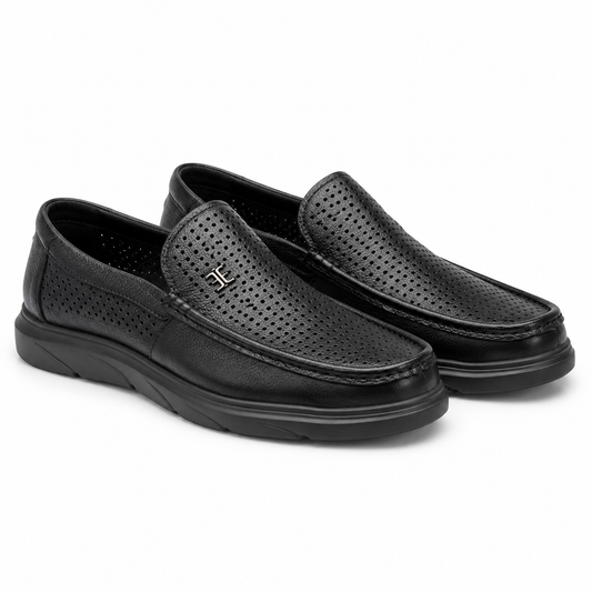 PANTOFI PERFORATI BARBATI MELS 93701 NEGRI