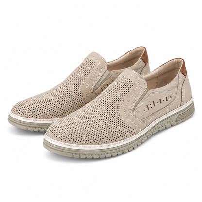 PANTOFI PERFORATI BARBATI MELS F15431-5 APRICOT