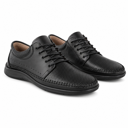 PANTOFI PERFORATI BARBATI OTTER OTA 11 01-N NEGRI