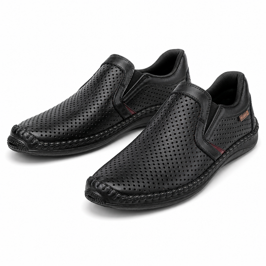PANTOFI PERFORATI BARBATI PIKOLINOS 09Z-3100 NEGRI