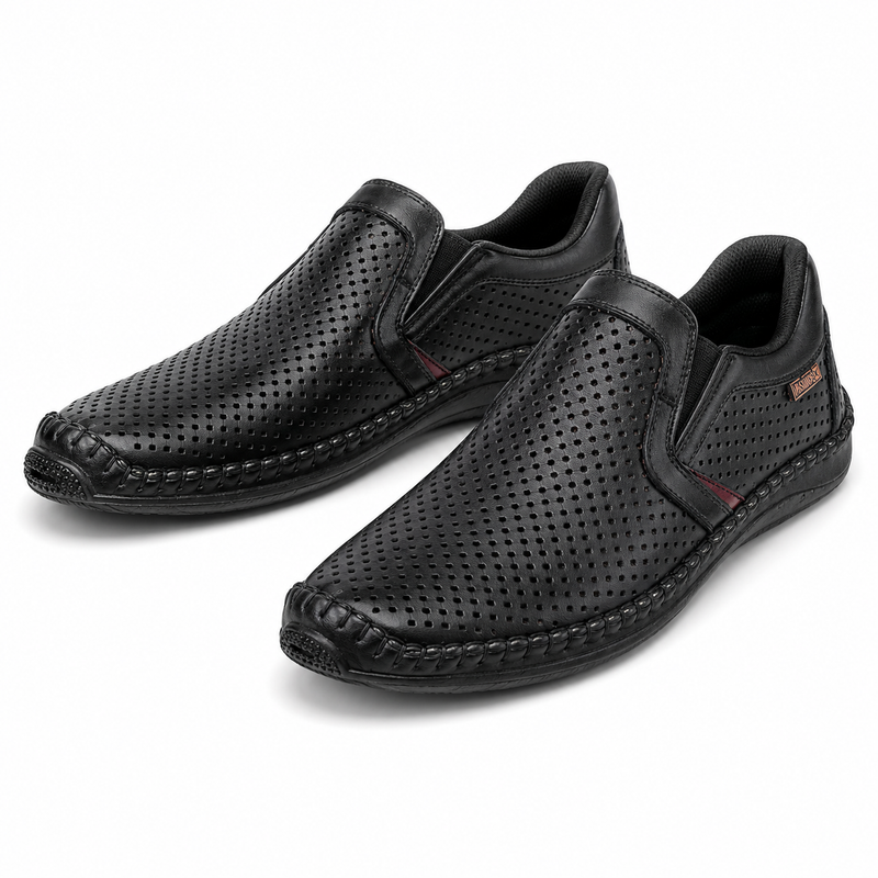 PANTOFI PERFORATI BARBATI PIKOLINOS 09Z-3100 NEGRI