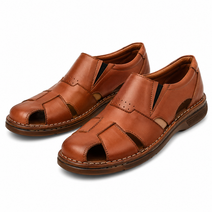 PANTOFI PERFORATI CASUAL BARBATI COBRA 702 MARO