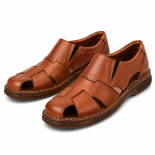 PANTOFI PERFORATI CASUAL BARBATI COBRA 702 MARO