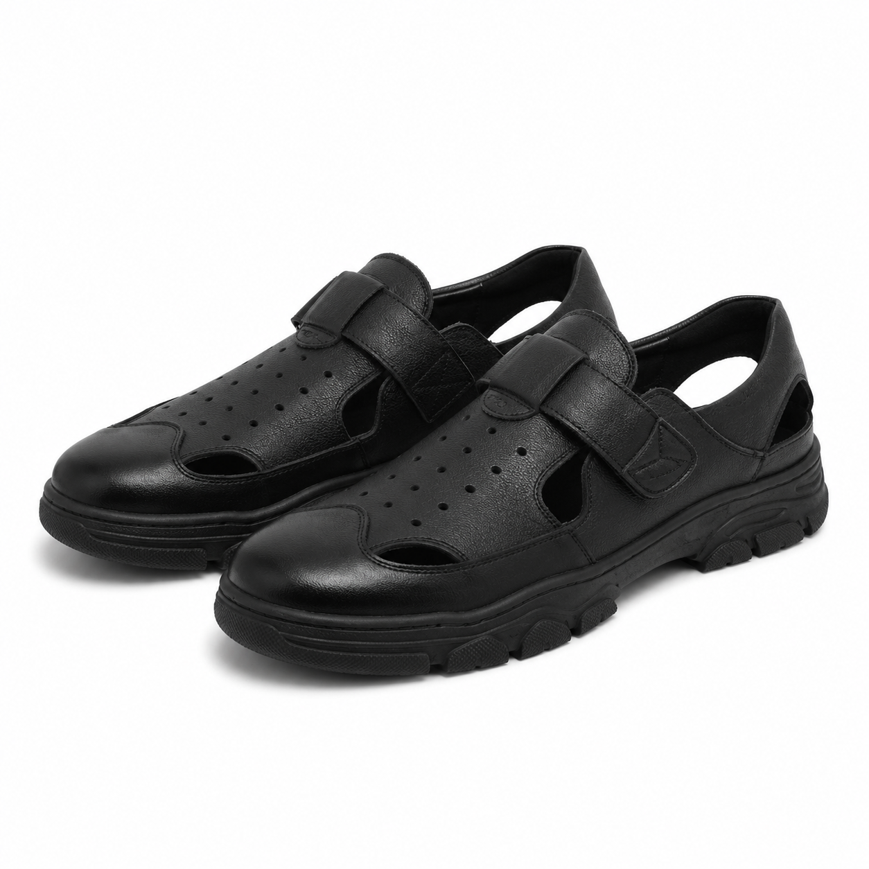 PANTOFI PERFORATI CASUAL BARBATI MELS WM816 NEGRI
