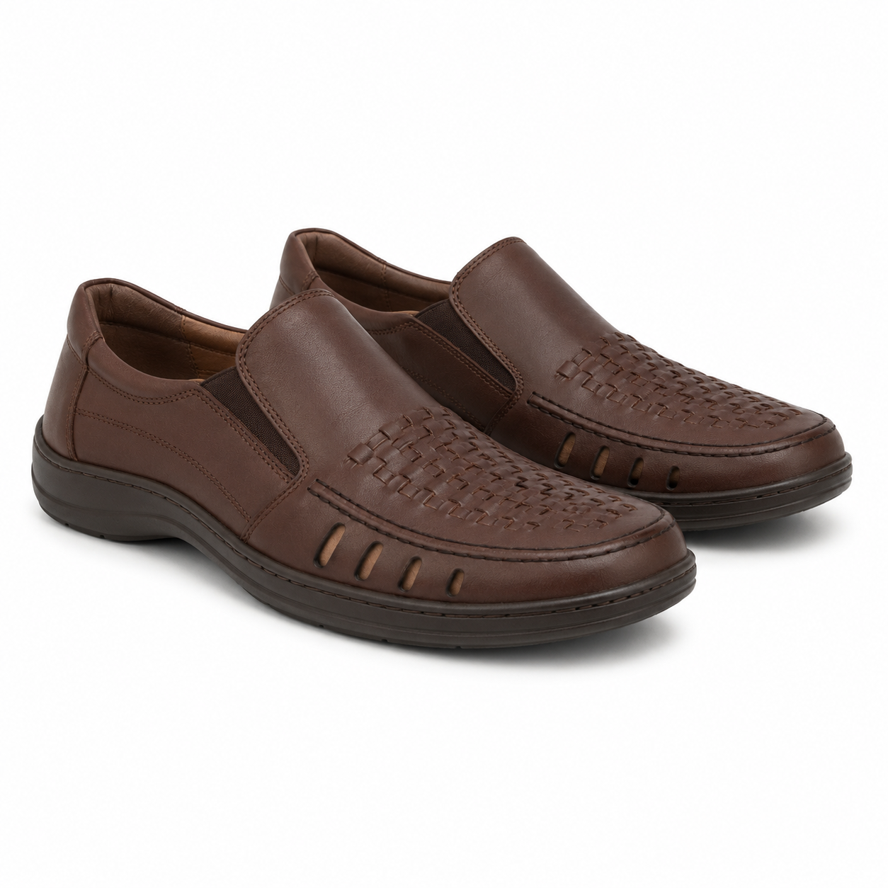 PANTOFI PERFORATI CASUAL BARBATI OTTER OT148 C4-N MARO