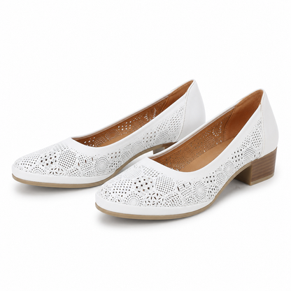 PANTOFI PERFORATI CASUAL DAMA DOGATI 511 ALBI