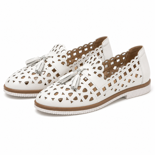 PANTOFI PERFORATI DAMA DOGATI 105-08 ALBI