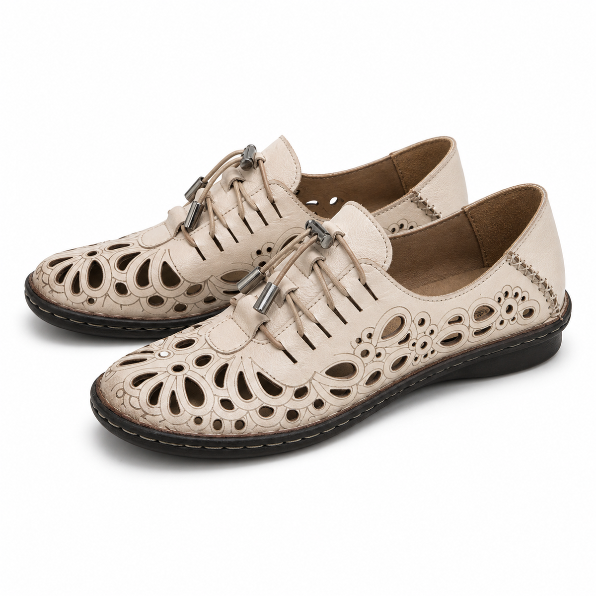 PANTOFI PERFORATI DAMA DOGATI 1154-1 BEJ