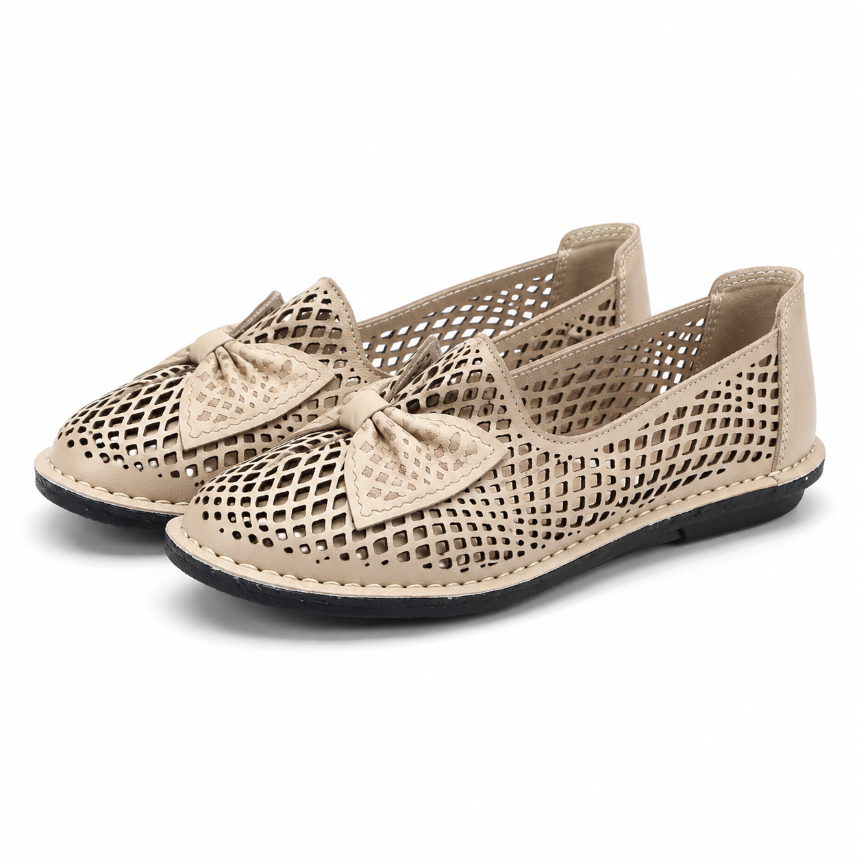 PANTOFI PERFORATI DAMA DOGATI 6670-01 BEJ