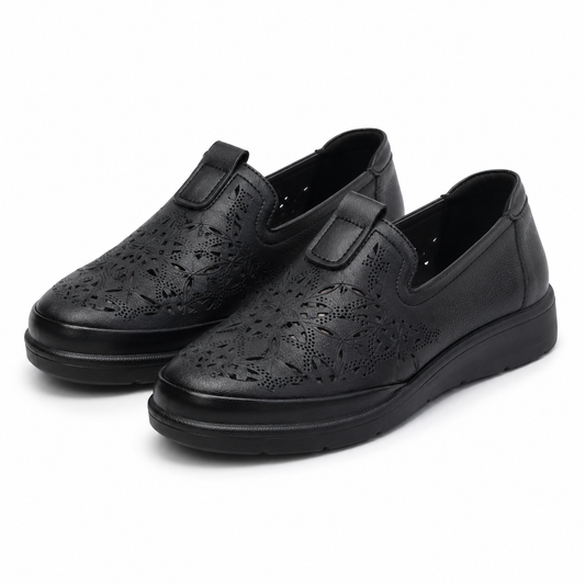 PANTOFI PERFORATI DAMA FORMAZIONE 33196WTP NEGRI