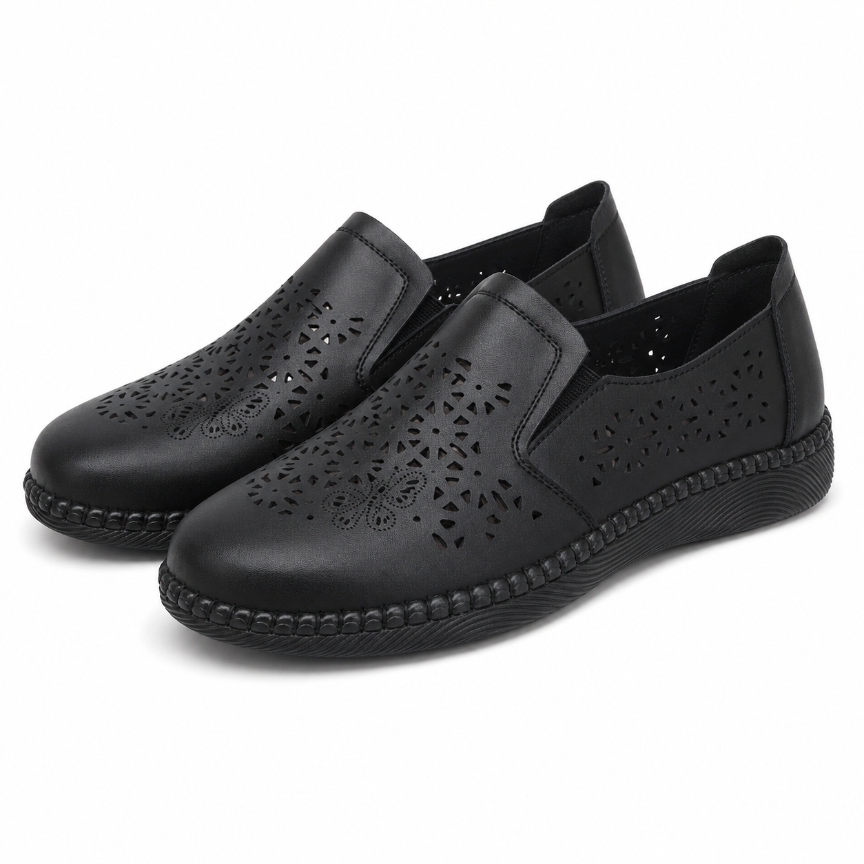 PANTOFI PERFORATI DAMA FORMAZIONE 991-1 NEGRI