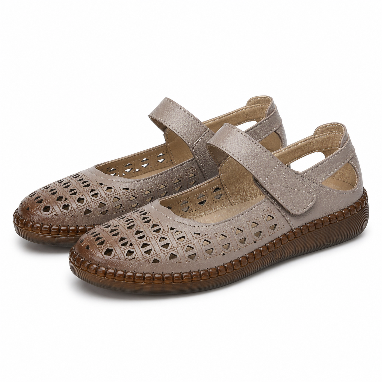 PANTOFI PERFORATI DAMA FORMAZIONE S9686 DARK APRICOT