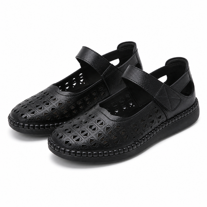 PANTOFI PERFORATI DAMA FORMAZIONE S9686 NEGRU