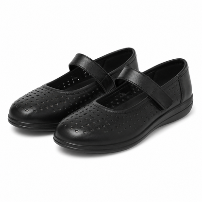 PANTOFI PERFORATI DAMA KARISMA 60020A 01-N NEGRI