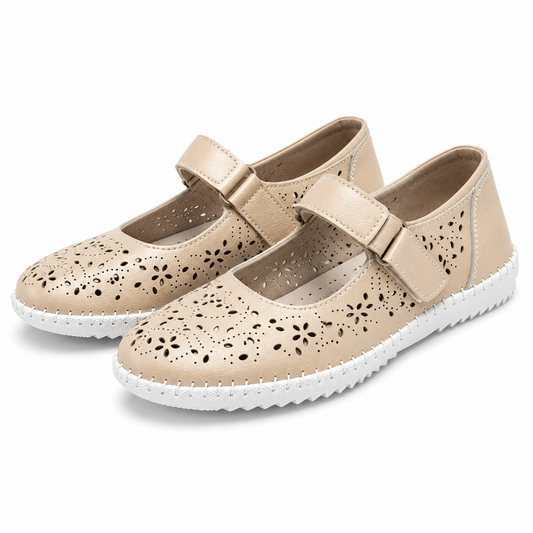 PANTOFI PERFORATI DAMA MARIA CONTI B924264 BEJ