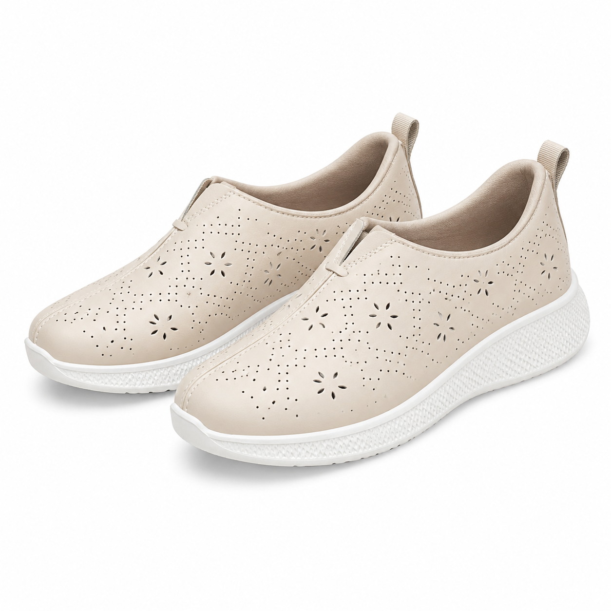 PANTOFI PERFORATI DAMA MARIA CONTI B929734 BEJ