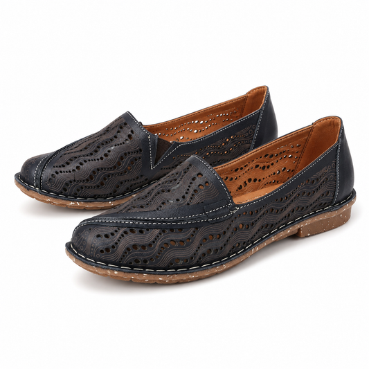 PANTOFI PERFORATI DOGATI 101209-1 BLEUMARIN