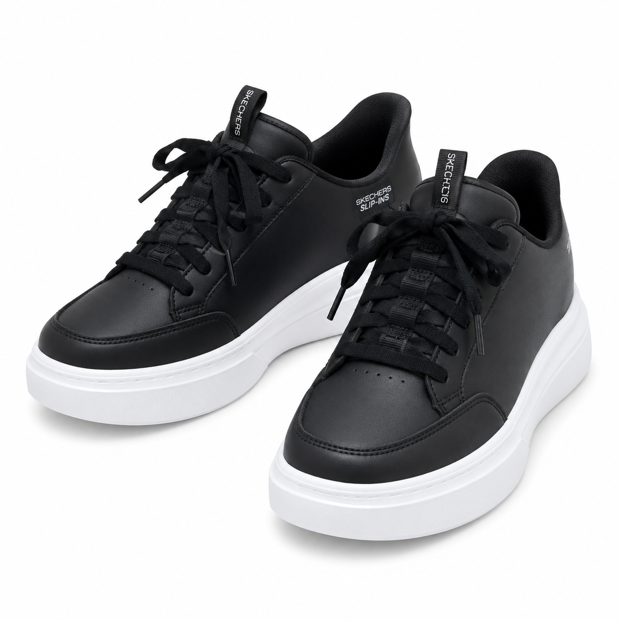 PANTOFI SPORT ADOLESCENTI SKECHERS 185081 BKW