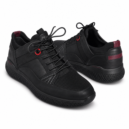 Pantofi Sport Bărbați Dogati 5362 Negru – Piele Naturală