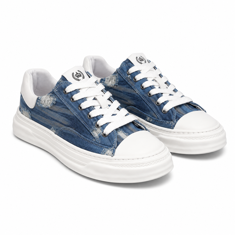 PANTOFI SPORT BARBATI FRANCO GERARDO 2229 ALBASTRI