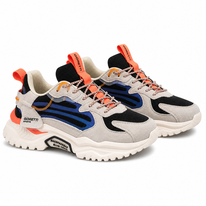 PANTOFI SPORT BARBATI GORETTI 29031 BEJ + COMBI
