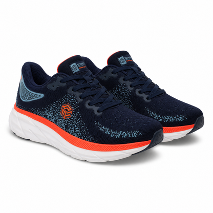 PANTOFI SPORT BARBATI GORETTI B100-CL25226 BLEUMARIN + PORTOCALIU