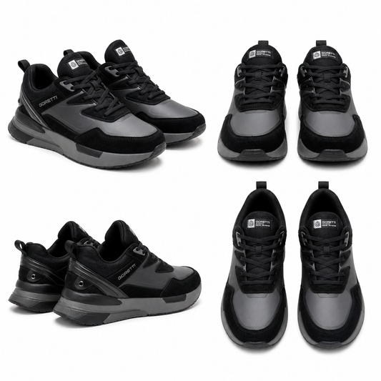 PANTOFI SPORT BARBATI GORETTI B100-CL28002 NEGRI