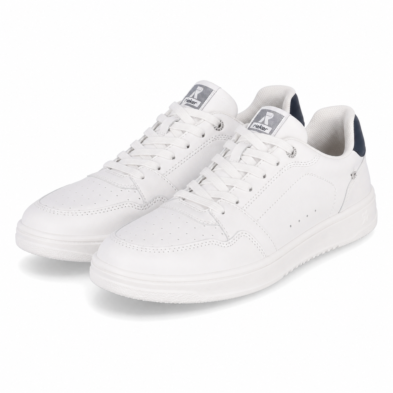 PANTOFI SPORT BARBATI RIEKER U1902-80 ALBI