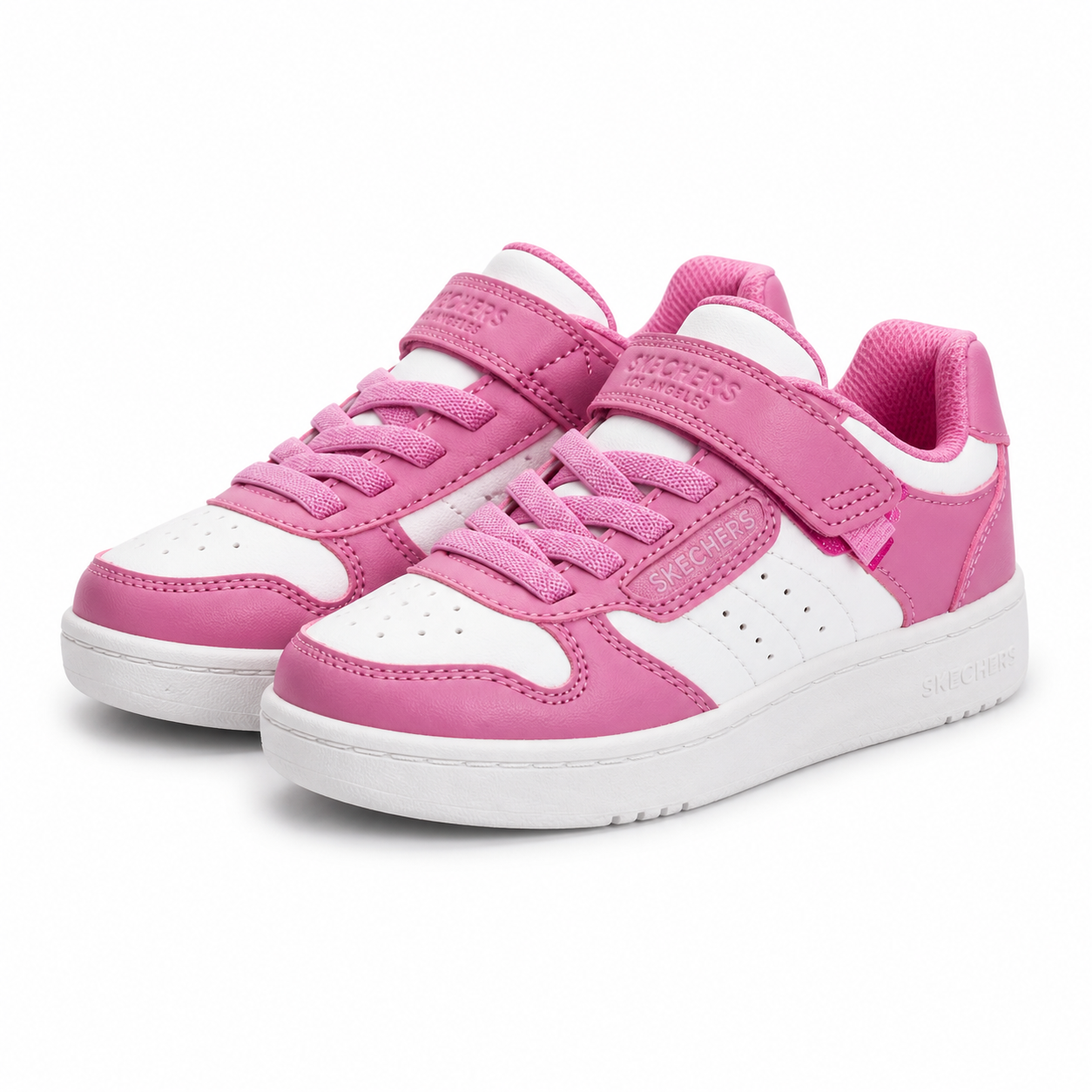 PANTOFI SPORT COPII SKECHERS 310241L PKW ALB +  ROZ